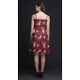 thumbnail image 4 of Bimba Robe Soleil Mini à Taille Smockée pour Femmes à Imprimé Floral, Tenue de Fête d'Été pour les Vacances - Petit, 4 of 5