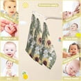 thumbnail image 5 of GZHJMY Sunflowers Seamless Baby Washcloths Set Newborn Bath Face Towel Cotton Reusable Wipes Towels Soft Highly Absorbent Pack of 3 Washcloths, 5 of 7