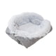 thumbnail image 4 of Cama para perros y gatos de felpa moderna y portátil, acogedora para perros y gatos medianos y grandes. Gris claro, 4 of 8