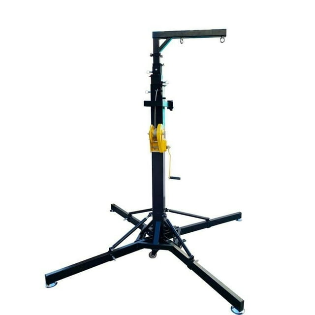Boîte de Haut-Parleur Support Robuste Manivelle Support Système de Fermeté Hauteur Réglable Charge 550LB