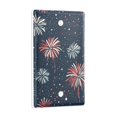 thumbnail image 2 of Yayeee Blank Wall Plate Cover 1-Gang 4.5"x2.7" Home Unused Decorative Outlet, Starry Fireworks Pattern, 2 of 7