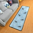 thumbnail image 5 of Kitchen Rugs and Mats Non-Skid Washable Runner Rugs Christmas Moose Trees Winter Forest Long 72x24 inch for Floor Cushioned Hallway Entryway Indoor 2x6, 5 of 7