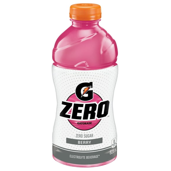 Gatorade Zero Sugar Berry Electrolyte Beverage 828 mL, Bottle