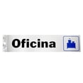 thumbnail image 1 of Letrero Para Oficina Hy-Ko Aluminio Acero Inoxidable 5X20.5, 1 of 3