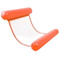 thumbnail image 1 of 70 cm * 126 cm Tumbona de agua Sofá Fila flotante Piscina para adultos Cama flotante inflable Colchoneta flotante Cojín de aire de natación en el agua Naranja 1 pieza Electrónica, 1 of 5