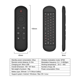 thumbnail image 4 of Ratón inalámbrico M5 IR 2.4G con panel táctil para Android TV Box PC, miniteclado y ratón volador (sin retroiluminación de color), 4 of 8