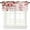 red, variant on Overfox Valentine's Day Window Valances Rod Pocket Valance Drapes for Living Room Bedroom Curtain Decoration 54x18in