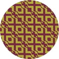 thumbnail image 1 of Ahgly Company Machine Washable Indoor Round Transitional Brown Area Rugs, 8' Round, 1 of 7