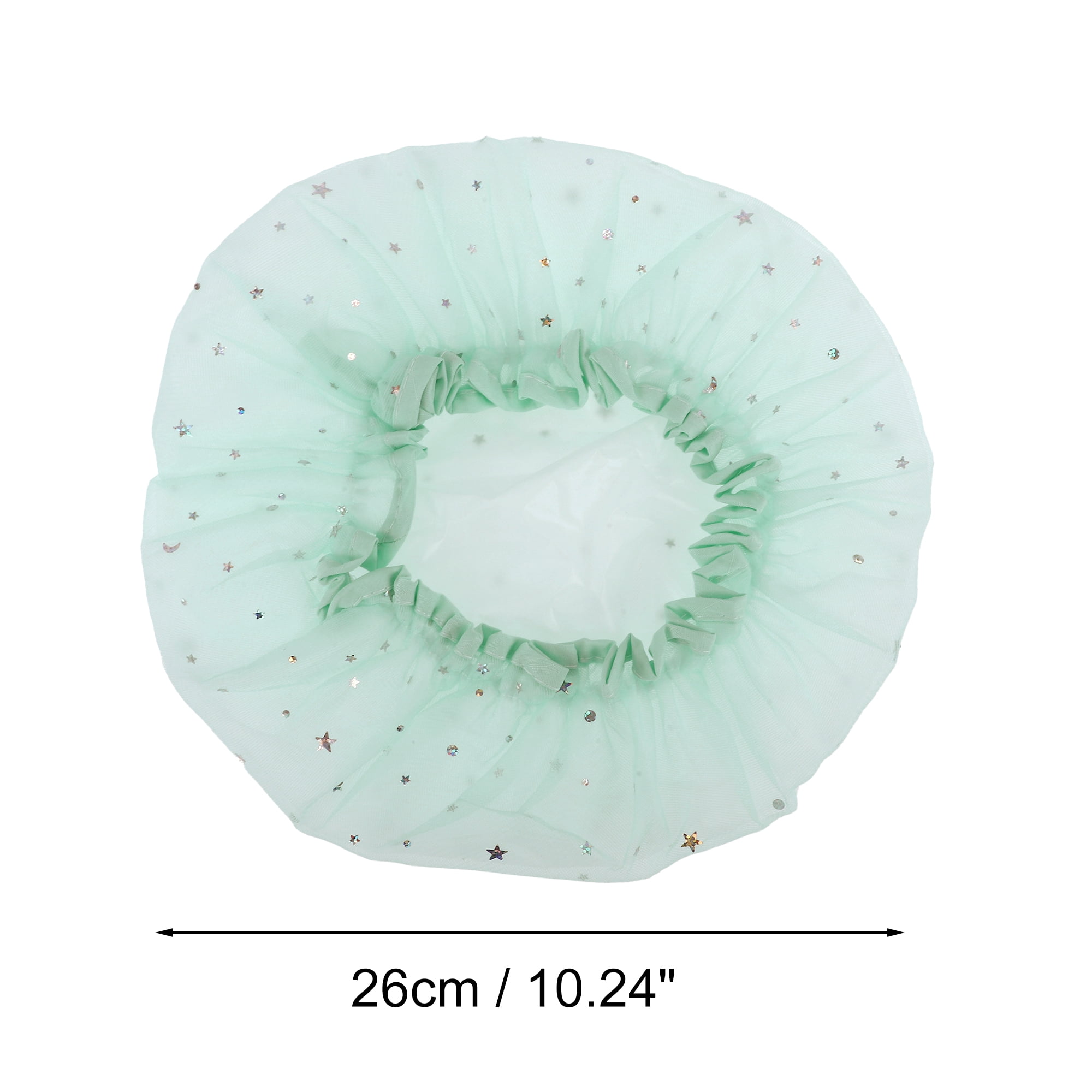 NOMADIC NOOK Women's Portable Shower Cap Multicolor 4 Pcs