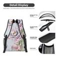 thumbnail image 4 of Disketp Vintage Rose Backpack - Comfortable Daypack with The right laptop for you Spacious Main Compartment & other poket - {designName} print, 4 of 6