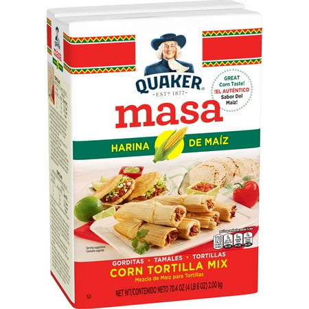 Quaker Masa Harina De Maiz Corn Tortilla Mix, 70.4 oz Bag