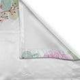 thumbnail image 3 of Ambesonne Shabby Flora Kitchen Curtains, Floral Wreath Peony, 55"x39", Multicolor, 3 of 3