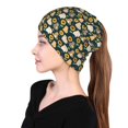 thumbnail image 6 of KLL Bear Sunflower Pirnt Wicking Running Beanie Head Wrap Cycling Bandana for Men Women, 6 of 8