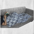 thumbnail image 6 of Marble Print Soft Flannel Fleece Throw Blanket, Retro Marble Tiled Spiral and Round Circular Bound Tied Old Fashion Shapes Design, Cozy Plush for Indoor and Outdoor Use, 50" x 60", Grey, by Ambesonne, 6 of 6