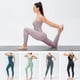 thumbnail image 3 of Mono de yoga para mujer con bolsillos Leggings sin mangas Espalda abierta Fitness, 3 of 8