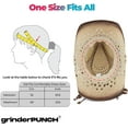 thumbnail image 5 of Grinderpunch Western Outback Cowboy Hat Straw Classic Western Style, 5 of 6