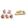 thumbnail image 1 of Figura de escritorio,Figura de dibujos animados del dios de la fortuna,regalo de Feng Shui,Estatua de escritorio,Figura decorativa de pelea de toros y osos,Colecciones de esculturas de, 1 of 8