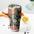 thumbnail image 3 of 30oz Pioneer Flower Tumblers Stainless Steel Tumbler with Lid and Straw,Vacuum Insulated Double Wall Travel Tumbler Cups Mug with Cleaning Brush for Coffee,Tea, 3 of 7