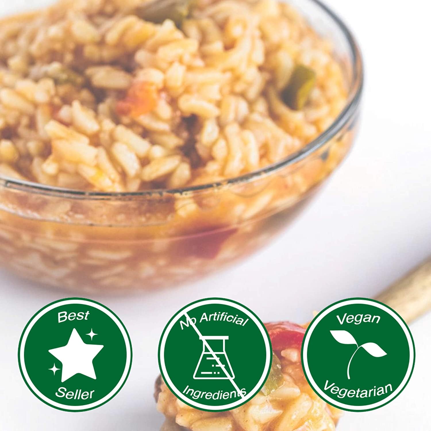 La Preferida Canned Spanish Rice - Quick & Easy, Robust Sauce of Tomatoes, Bell Pepper and Onion. Vegan, Natural ingredients, 15 oz (Pack of 24)