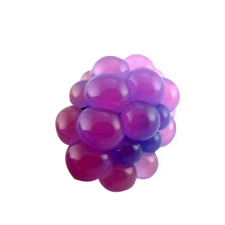 3 Pcs Venting Grape Ball Squeeze Stresses Reliever Toys Funny Novelty Gadgets Gift Toy Multicolored Cordless April Fools'