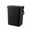 Black, variant on Kitchen Trash Can, Step-On Garbage Can with Lid, Tall Kitchen & Bathroom Trash Can, Small Office Waste Bin, Blue - Xuniizn