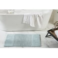 thumbnail image 5 of Better Trends 4 Piece Bathroom Rug Set, 100% Cotton, Extra Soft Tufted Bath Mat, Water Absorbent & Non Slip Bath Rug, (Blue) Granada Collection, 5 of 9