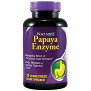 Natrol Papaya Enzyme Chewable, 100 CT
