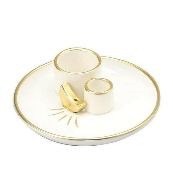 4 in 1 Incense Holder, Incense Burner for Burning Sage,Incense Stick, Smudge Bowl,Incense Ash Catcher