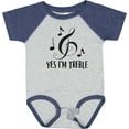 thumbnail image 3 of Inktastic Funny Music Yes Im Treble Boys or Girls Baby Bodysuit, 3 of 5