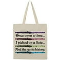 thumbnail image 3 of Inktastic Funny Flute Music Quote Tote Bag, 3 of 5