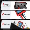 thumbnail image 4 of Digital Multimeter Tester,4000 Count Voltage Tester,Auto-Ranging Trms Volt Meter 613 Red Screen, 4 of 8