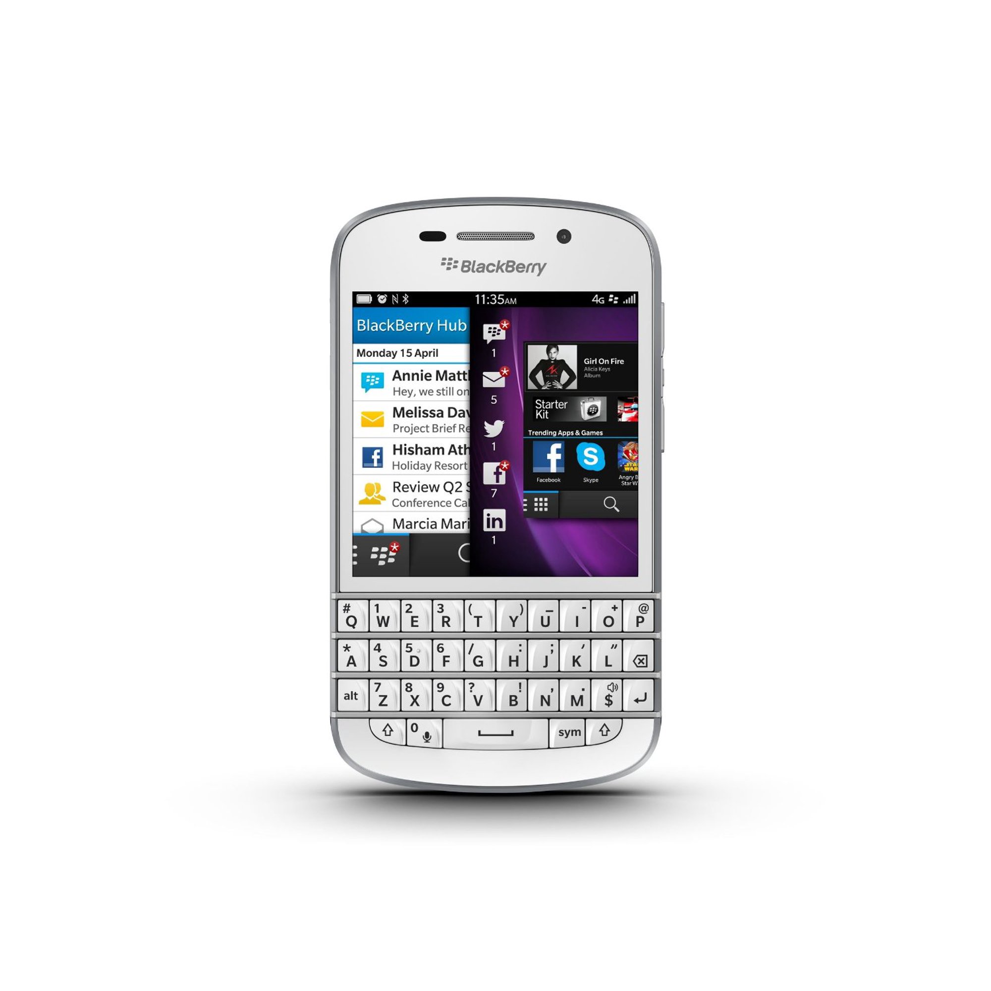 Blackberry Q10 Unlocked Cellphone, 16GB, White