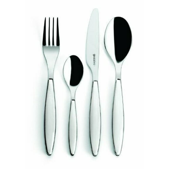 Guzzini, Cutlery Flatware FEELING 24 Pieces service for 6 White