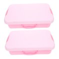 thumbnail image 4 of SASABAXI 2 Pcs Bac à Sable en Plastique Rose avec Poignée Bac à Sable Portable pour Usage Intérieur et Extérieur, 4 of 7