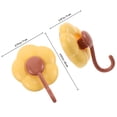 thumbnail image 2 of Raindrops Gancho De Pared Con Ventosa Amarillo Para Cocina Y Puertas De Vidrio, 2 of 7