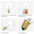 thumbnail image 5 of HIBIBUD 2Pcs Light Bulbs for Scentsy,Wax Warmer Bulbs for Scentsy Wax Warmers,Long Lasting Salt Lamp Bulbs, 5 of 9