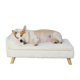 thumbnail image 1 of Elevated Pet Bed,Nordic Pet Stool Bed with Cozy Pad Waterproof,Pet Sofa Bed with Sturdy Wood Legs for Small Dog Kitten ShopWise Round, 1 of 6
