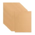 thumbnail image 1 of 100 A5 Lined Kraft Paper Sheets for Timeless Writing, 21x14.8cm Retro Charm, 1 of 5