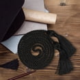 thumbnail image 7 of Graduation Honor Cords with Tassels - 68 Inch Braided Cords for High School College University - Bachelor, Master, Doctoral Ceremony (Black) Hearthweave, 7 of 7
