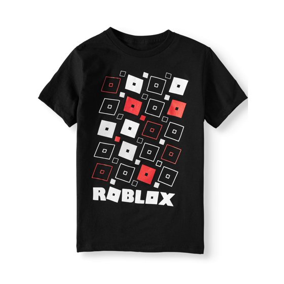 Roblox Black Logo Short Sleeve T Shirt Little Boys Big - 