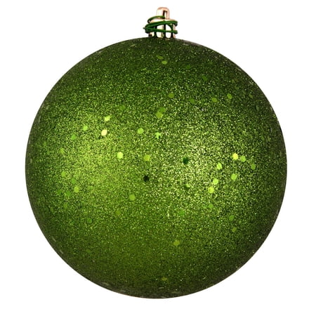 Vickerman 6 Juniper Green Sequin Ball Ornament 4 per Bag