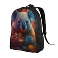 thumbnail image 2 of Disketp Forest Koala Mochila Unisex de Apertura Lateral Completa, Mochila para Laptop para Escuela, Trabajo y Viajes, 2 of 8