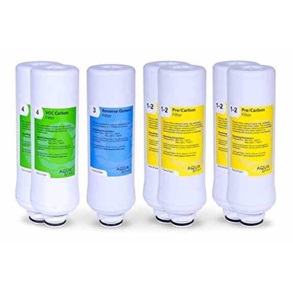 AquaTru Replacement Water Filters, 4-Stage Filtration Combo Pack