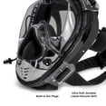 thumbnail image 4 of Aqua Leisure Dolfino Brand Adult Frontier x Recreational swim and dive Full Face Mask, 4 of 6