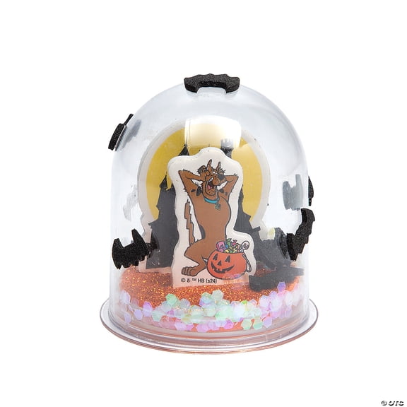 2 1/4" Scooby-Doo! Halloween Glitter Globe Craft Kit - Makes 12