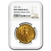 1927 $20 St. Gaudens Gold Dbl Eagle MS-63 NGC (Obv Struck Thru)