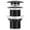 Style:NO Overflow;, variant on Pop-up Drain for Freestanding Bathtub, Black, Freestanding Bathtub Drain Stopper - Style:NO Overflow;