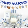 thumbnail image 5 of Happy Passover Banner Pesach Jewish Holiday Decorations Bunting Garland for Indoor Mantle Fireplace or Outdoor, 5 of 6