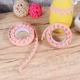 thumbnail image 4 of 2pcs DIY Adhesive Hollow Lace Tape Masking Decorative Tape Sticky Craft Lace Trim Ribbon for Scrapbooking Crafts (Pink), 4 of 8