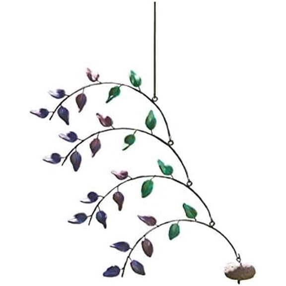 Hanging Multicolored Leaf Mobile Hanging, 23 by 30.5-Inch (AG-1122)$$Garden & Patio
